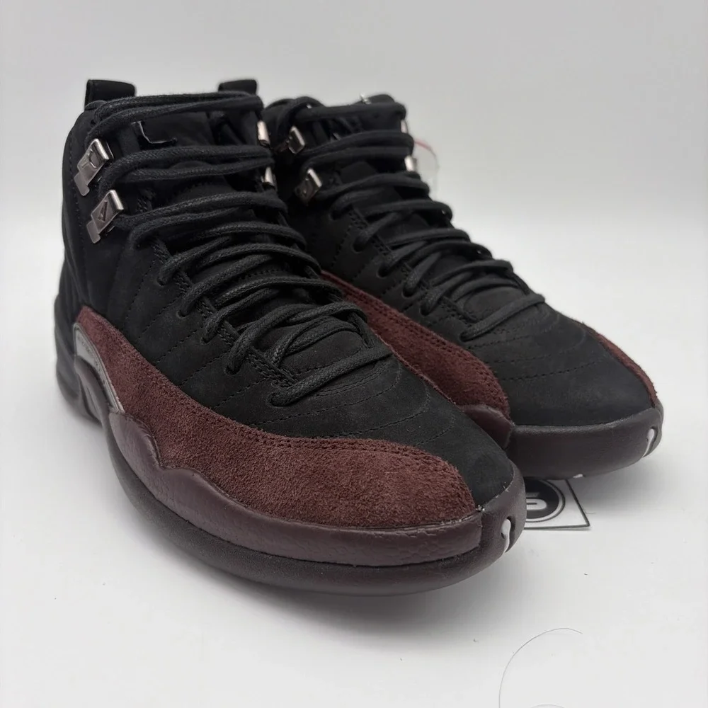 Size 6W/4.5M- Jordan 12 Retro SP x A Ma Maniere Mid Black (DV6989-001)